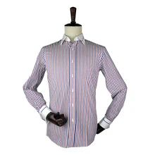 Сшитая на заказ мужская приталенная рубашка с длинным рукавом, s платье-рубашка в полоску, размер на заказ, мужская рубашка с длинным рукавом
