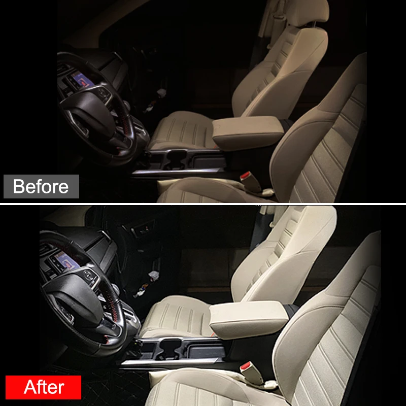 4 шт. Автомобильные светодиодные лампы для внутреннего освещения Honda CR V CRV 2013 2014 2015