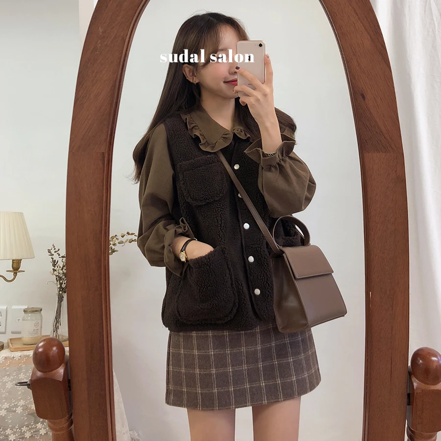 plaid Women Skirts new Autumn Plus Size Pencil Above Knee, Mini Skirt Female Vintage Skirts Jupe Femme Faldas Mujer
