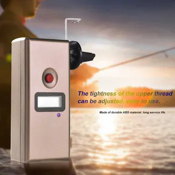 

Gold Fishing Line Winder ABS Battery Operated Spool Small Adjustable Electric Tool Durable Tackle Quick Reel Automatic Portable