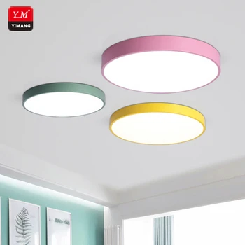 

YIMANG Led Ceiling Light Dimmable Modern Home Living Room Lamp Luxury Light Ultra-thin Round Bedroom Light Balcony Aisle lamp