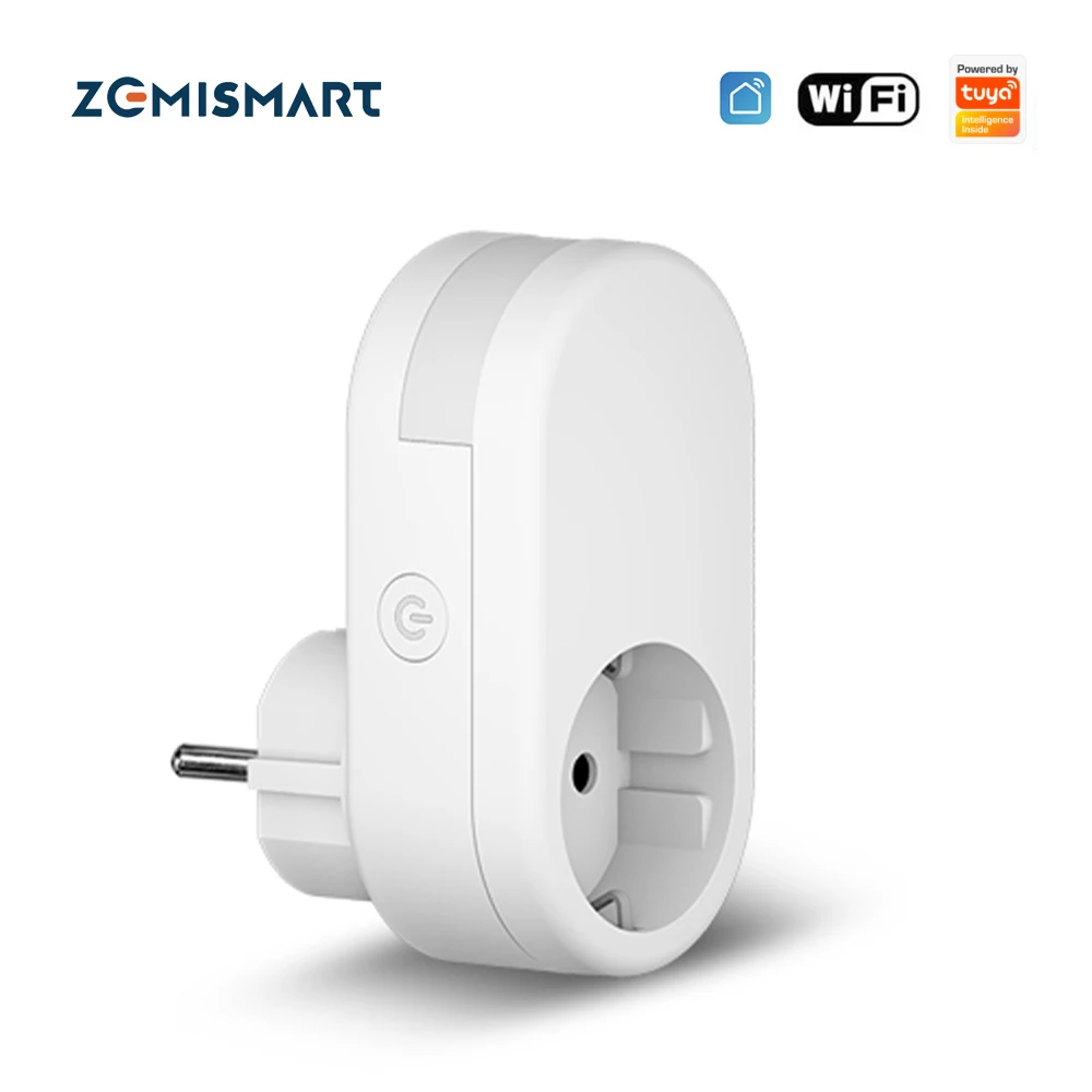 

Zemismart Tuya WiFi Smart EU Plug with LED Night Light Alexa Google Home Voice Control 16A 3200W Socket Smart Life App Timer