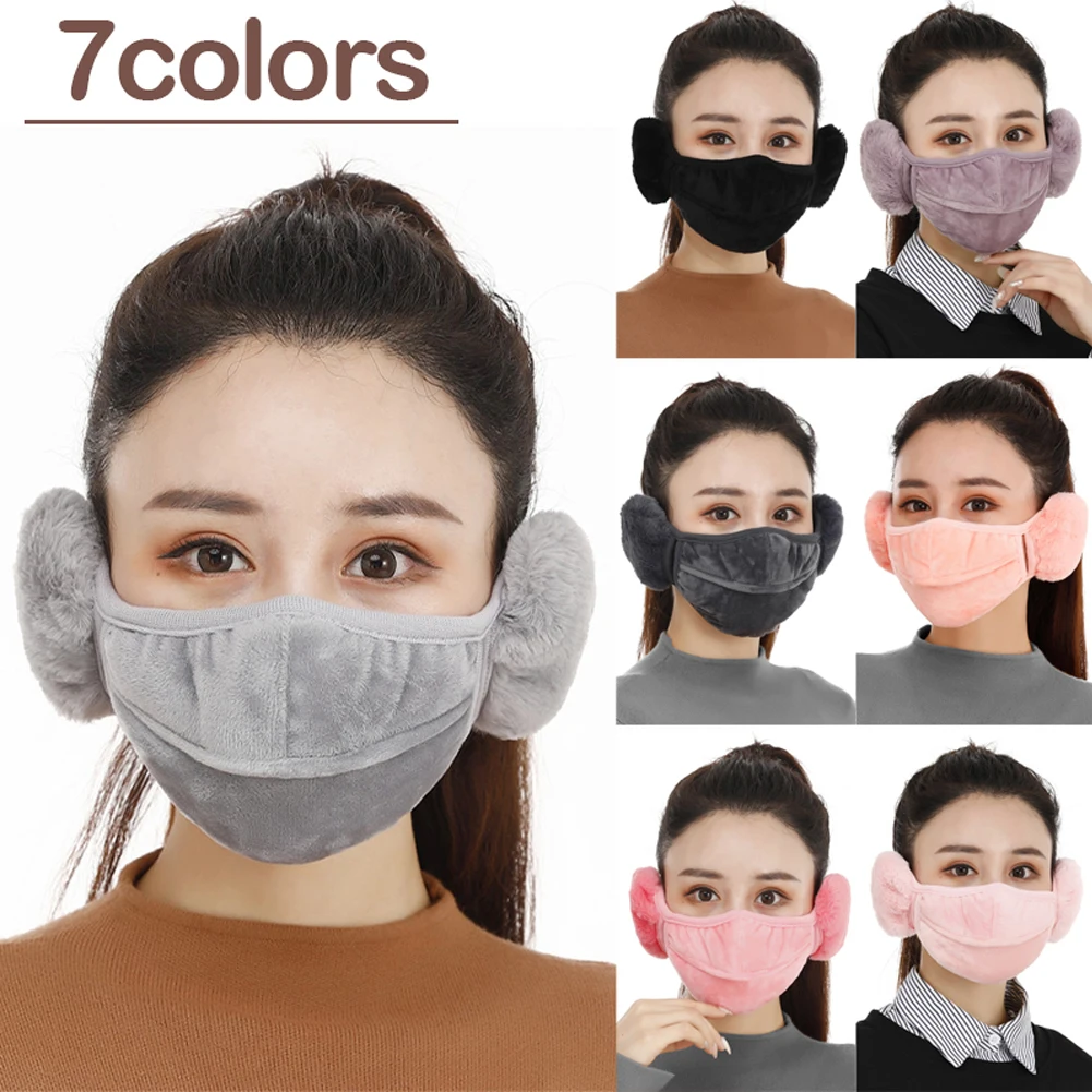 

Winter Warm Fleece Earmuffs Riding Ski Snowboard Half Face Mask For Men Women