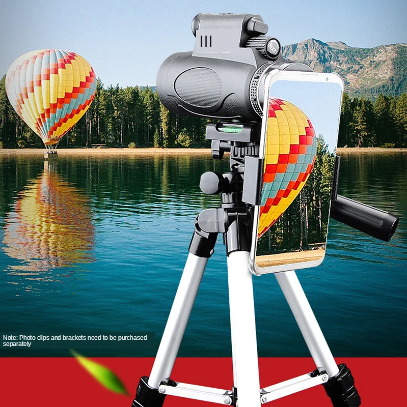 

12x50 new single-tube telescope with light high magnification high-definition night vision outdoor mobile phone camera telescope