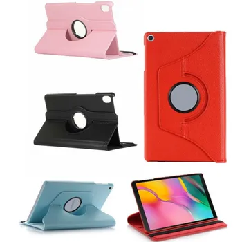 

360 Rotating PU Leather Case for Samsung Galaxy Tab A 8.0 (2019) T290 / T295 flip stand Tablet Protective Shell Coque Fundas