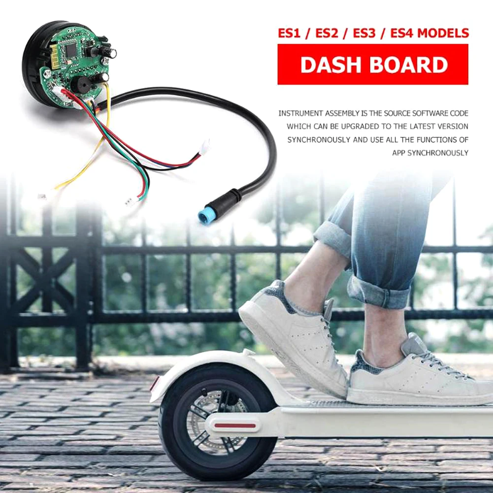 

Dashboard for Ninebot ES1 ES2 ES3 ES4 Electric Kickscooter Scooter Circuit Board Parts Panel Display Dash Board Kit Accessories