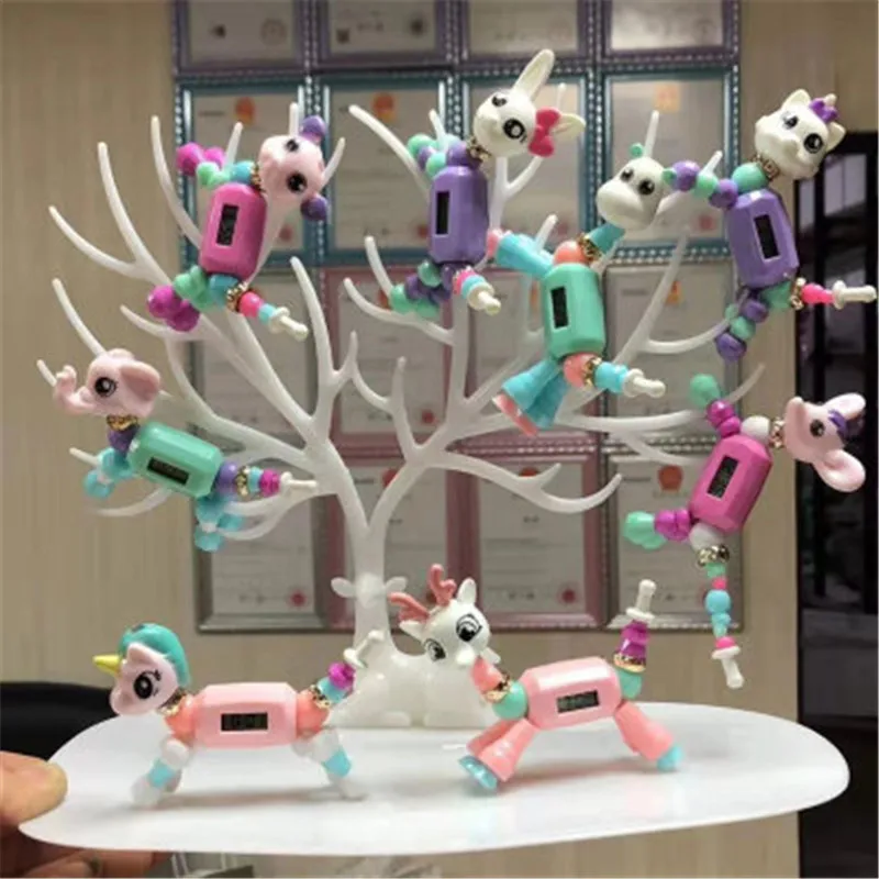 HIYONG от производителя цепочка любовь эльфы измененный браслет DIY животные Дети Необычные сшивание игрушечный бисер браслет