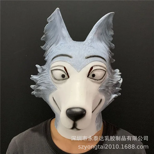 やマネキン 狼 BEASTARS コスプレ ウルフ インテリア 仮装 仮面 ケモ耳