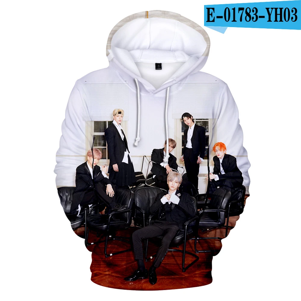 Новинка г.; KPOP NCT DREAM; толстовка с капюшоном и 3D-принтом; толстовки для мужчин и женщин в стиле хип-хоп - Цвет: YH03
