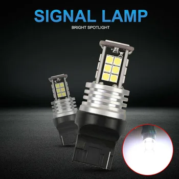 

2Pcs LED Headlights White DC9V-18V T20 w21w wy21w 7440 Set Accessories