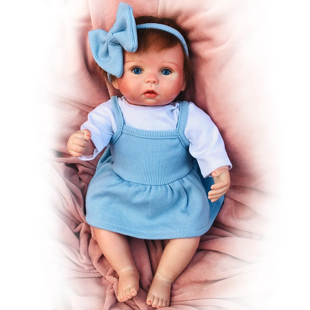 

Customizable Reborn Baby Doll Model Infant Vinyl Cloth Body All Soft Toy Doll Genuine Product