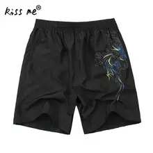 Плюс Размеры Спортивная Для мужчин на открытом воздухе, шорты для бега, одежда черного цвета, с цветочным рисунком, спортивные шорты для фитнеса и тренировочных упражнений, спортивный костюм мужской