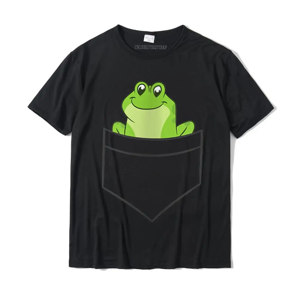 Slim Fit Design Mother Day Cotton O Neck Men Tops Shirts comfortable T Shirt Coupons Short Sleeve T-shirts Top Quality Womens Cute Frog in a Pocket Funny Pocket Frog V-Neck T-Shirt__MZ22839 black