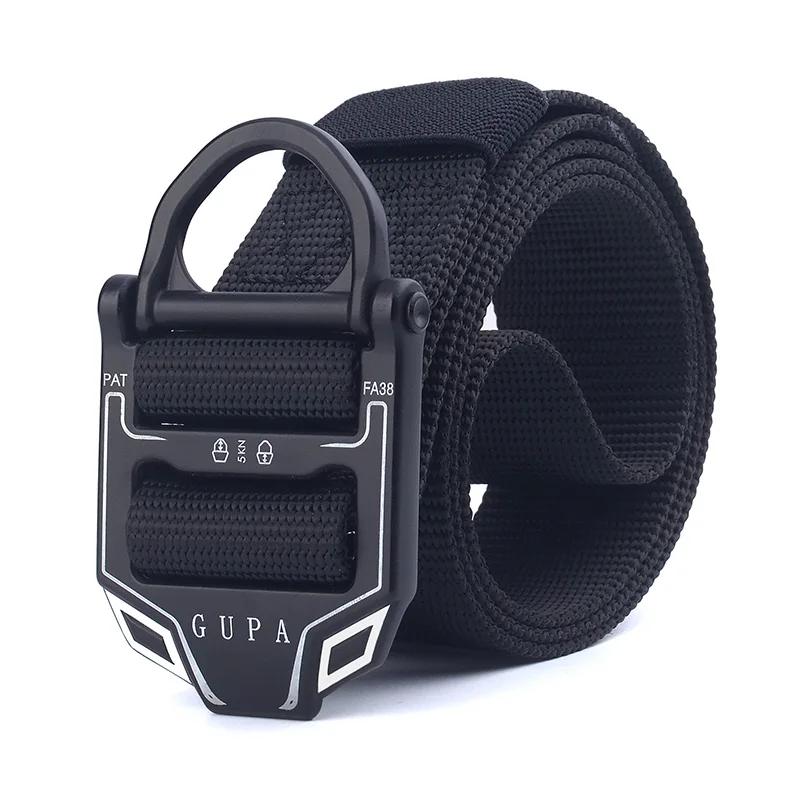 

Buckle Length 9.5cm Width 5.1cm New Tactical Belt men Heavy Webbing Belt Military Quality Adjustable Military Style Nylon Belt