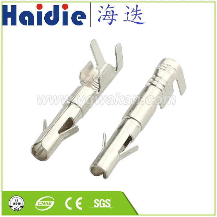 

Free shipping 50pcs auto wire terminal for elcetric connector, crimp loose pins loose terminals DJ221-2.1