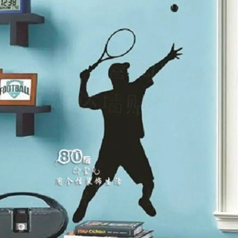 DCTAL Tennis Sticker Sports Decal Muurstickers Posters Vinyl Wall Decals Pegatina Quadro Parede Decor Mural Tennis Sticker