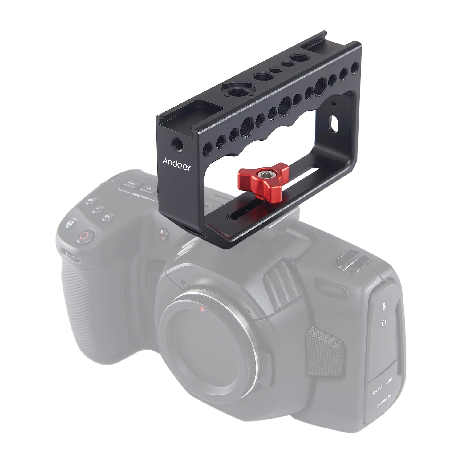 Andoer Camera Top Handle Grip Cheese with Cold Shoe Mount Video Stabilizing Rig for Cage Light Microphone DSLR | Электроника