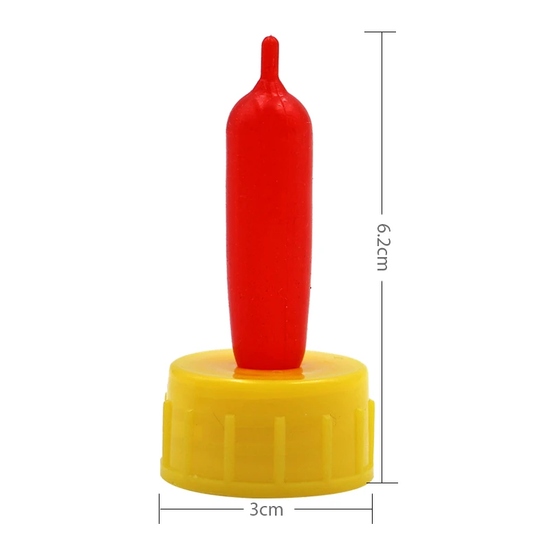 Calf milk feeder 20Pcs Goat Lamb Milk Bottle Nipples Drinker Livestock Pacifier Feeding Screw Sprite Coke Bottle Tools Livestock Feeding Nipples