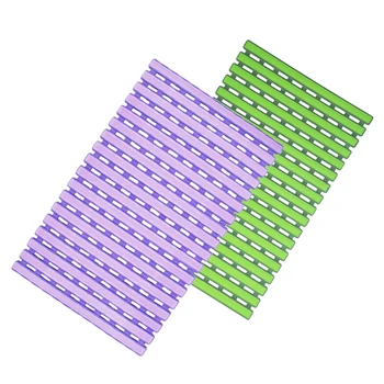 

Shower Mat Non Slip Bathtub Mats Bath Mats for Shower Tub with Suction Cups and Drain Holes 25X15.7 Inches