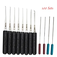 100 наборов Liushi 12 шт DIY сломанный ключ экстрактор удаление крючки слесарь ручное устройство для зажима инструмента набор замок набор инструментов