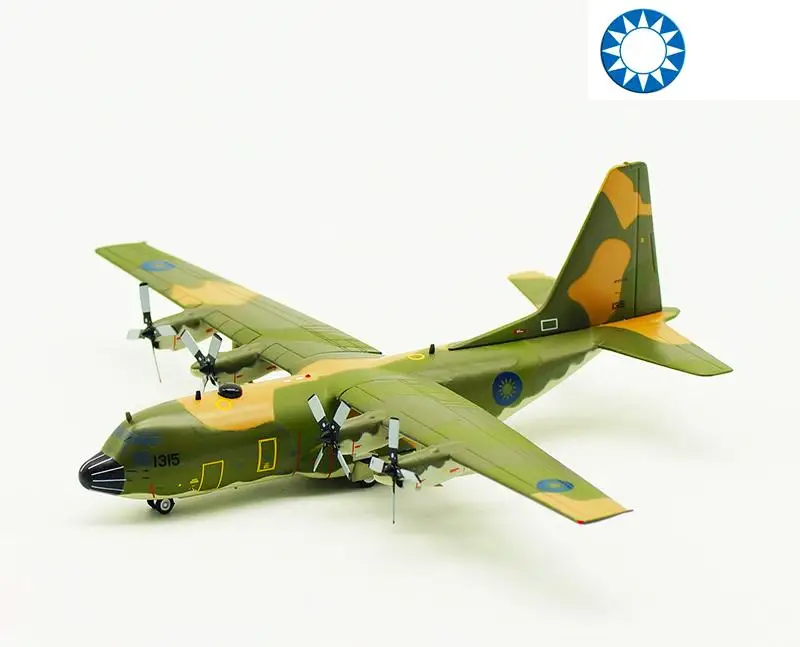 ROC ВВС Тайвань C-130H Inflight 1/200 литой самолет модель самолета