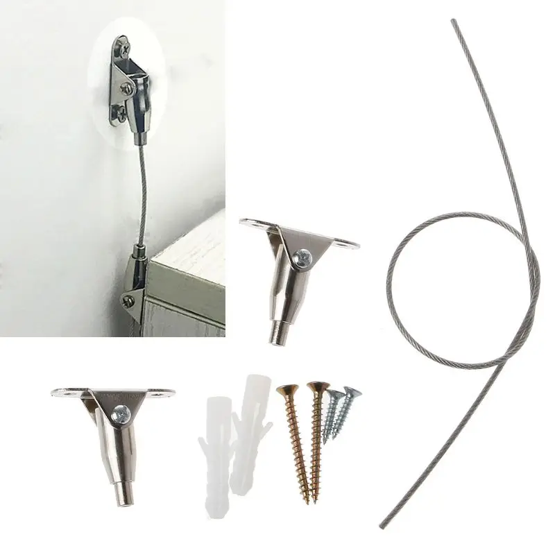 Metal Anti Tip Furniture Anchor Safe Strap Wall Mounted Baby