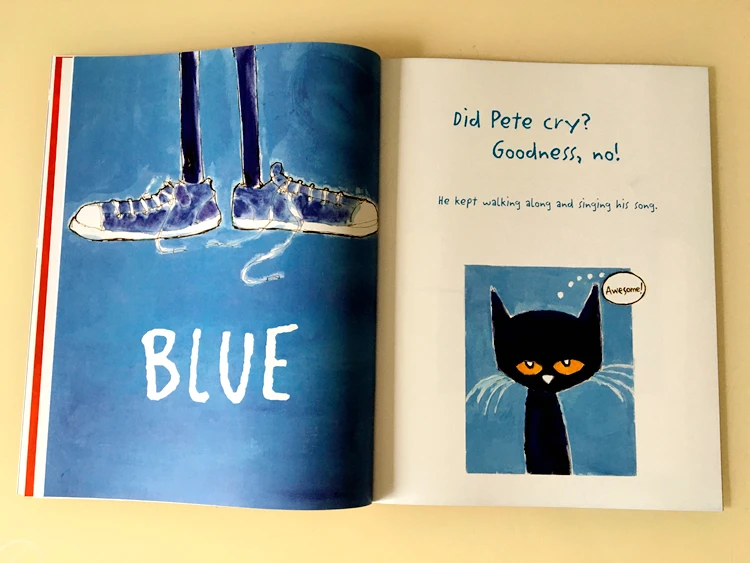 I Can Read Pete The Cat Kids Classic Storybook Children Early Education English Short Stories Big Size 28*21.6cm 6 Books/Set