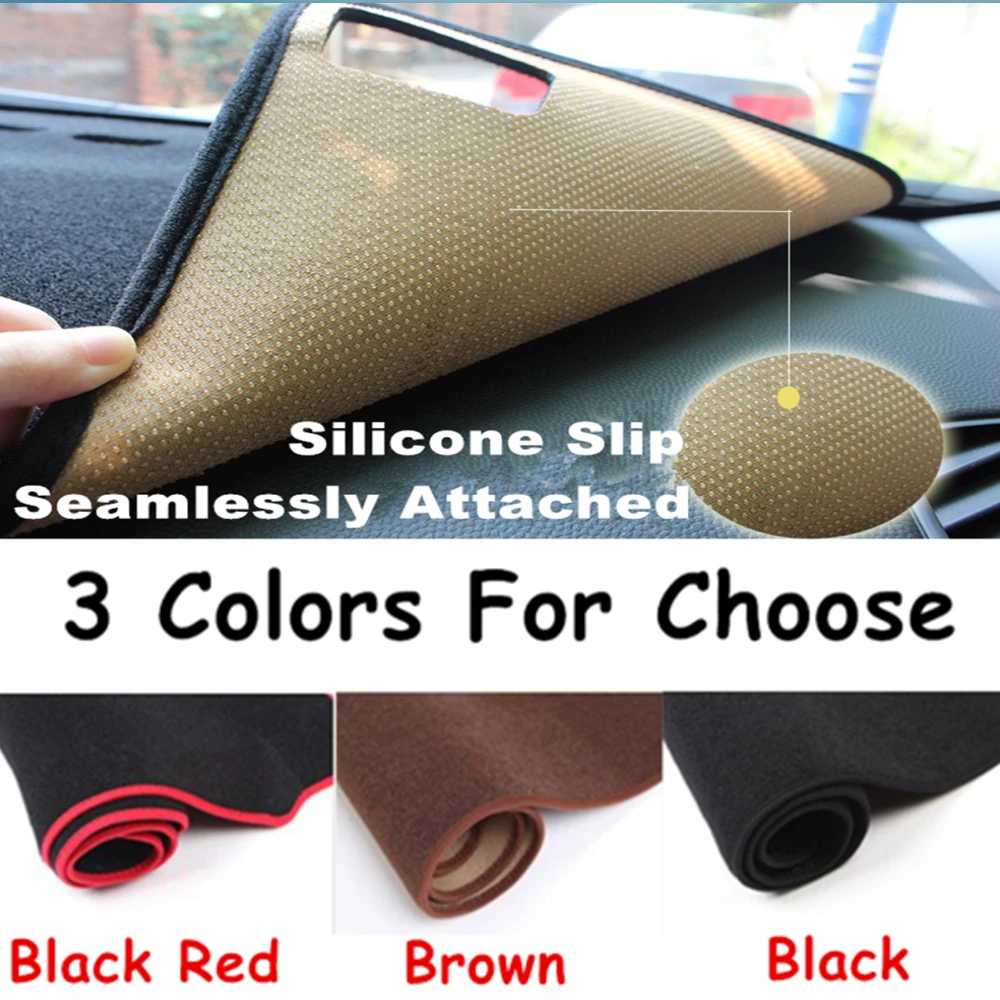 SJ Luxurious Soft Custom Fit Anti-Slip Car Inner Dashboard Cover Pad Sun Shade Dash Board Mat For Mitsubishi Outlander 2006-2018 |