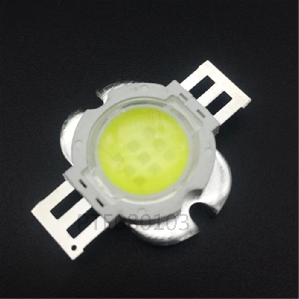 10 Вт COB 45mil led холодный теплый белый королевский синий зеленый IR940nm 850nm UV395 Acquarim завод светодиодный чип с 60 градусов угол обзора объектива