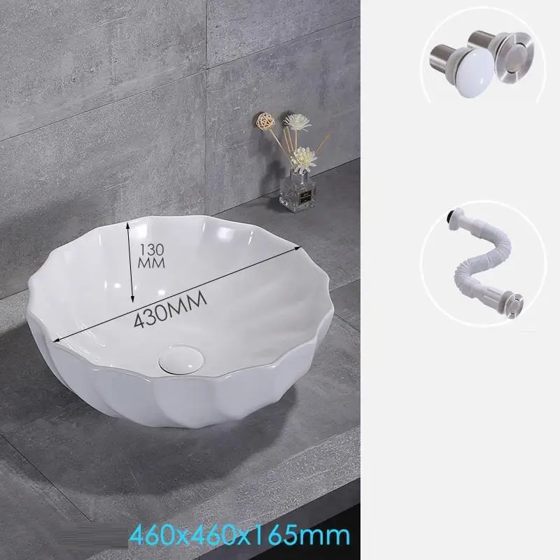 Version G Lavatorio Waschbecken Туалет Mano Bacia Lavagem ванная комната черный Salle De Bain Lavabo раковина Pia Banheiro умывальник - Цвет: Version G