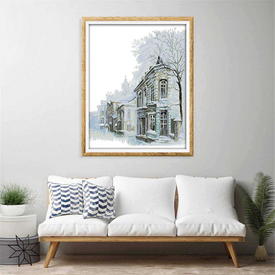 dmc cross stitch kit embroidery stitch joy sunday cross-stitch patterns needlework chinese counted cross stitch printed canvas (23)