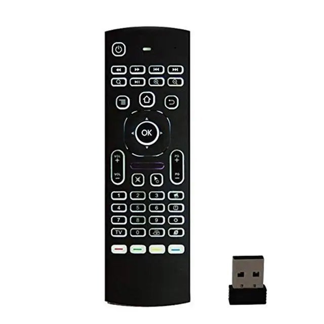 Voice Control Wireless Air Mouse Keyboard 2.4G RF Gyro Sensor Smart Remote Control for X96 H96 Android TV Box Mini PC vs G10 Backlight no voice