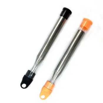 

Outdoor Cooking Survival Blow Fire Tube Portable Fire Starter Tube Retractable Stainless Steel Camping Blow Fire Tube