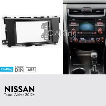 

Double Din Car Fascia Radio Panel for Nissan Teana,Altima 2012+ Dash Fitting Kit Install Facia Face Plate Bezel Bezel Adapter