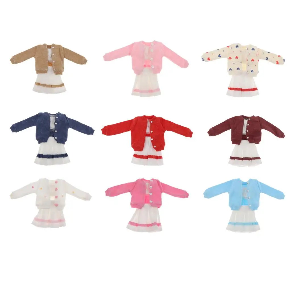 1/6 Doll Clothes Suit Pleated Skirt for 12&quot Blythe PH Girl | Игрушки и хобби