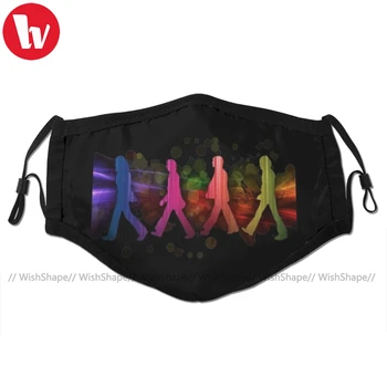 

Abbey Road Mouth Face Mask Abbey Road Facial Mask Funny Fashion with 2 Filters for Adult