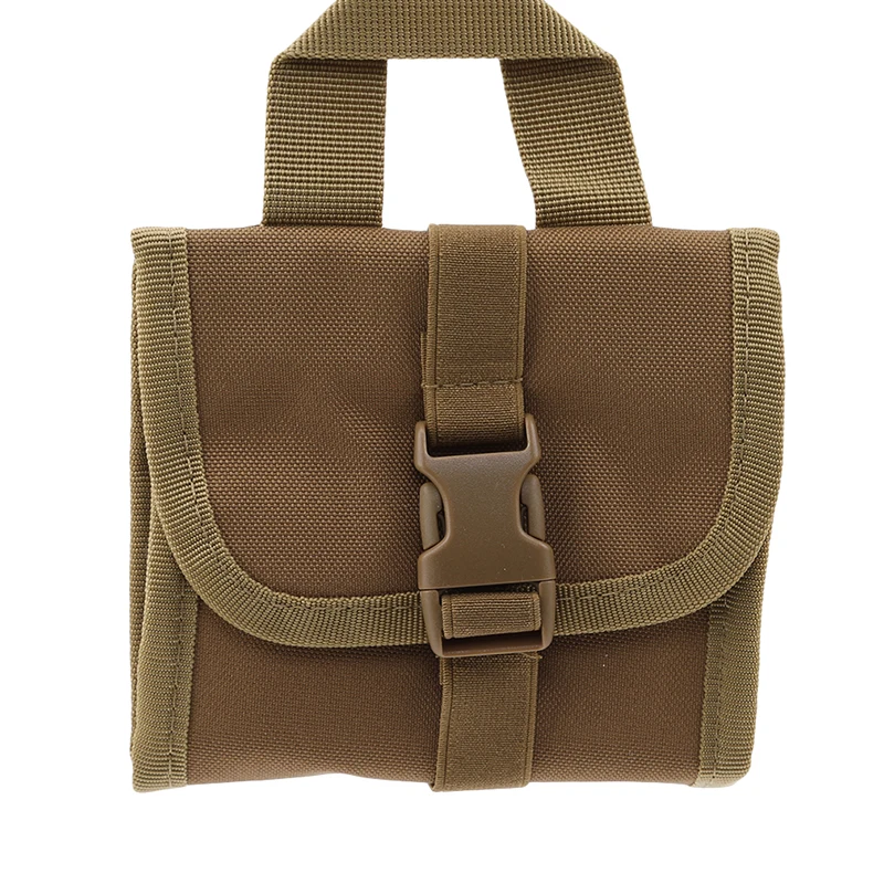 Khaki Охотничий Тактический мульти-функциональные тактические MOLLE упаковка с пулями 14-hole мини-футляр для пуль военный рюкзак, сумка мешок - Цвет: Khaki