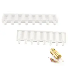 8-сетка силиконовая формочка Для Мороженого Мороженое Плесень DIY инструмент для выпечки Торт Fondant(сахарная) десерт пресс-форм