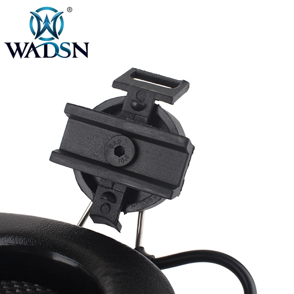 WADSN Comtac II тактические гарнитуры для быстрых шлемов C2 Softair авиационные наушники с Peltor шлем рельсовый адаптер Набор наушников