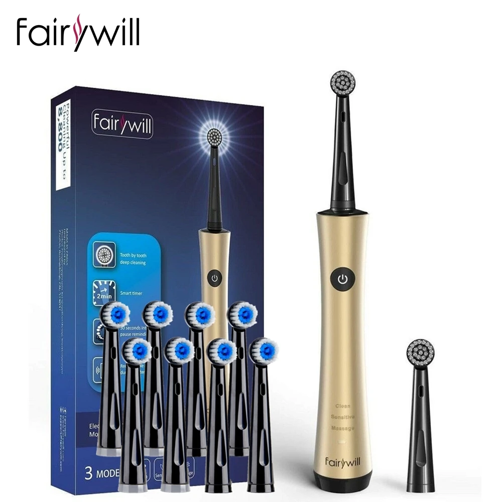 Fairywill FW 2205 Sonic Toothbrush Electric Toothbrushes Kids Smart Timer Rechargeable Whitening
