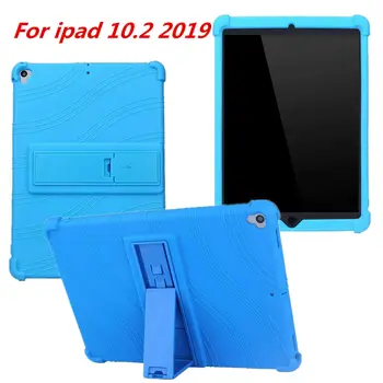 

Case for Apple iPad 10.2 Case 2019 A2197 A2200 A2198 A2232 Tablet Back Cover Funda Coque Shockproof Rubber Shell Protective Case
