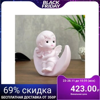 

Night light "Girl on the Moon" LED batteries 3xLR white 10x13x15 cm 4761912