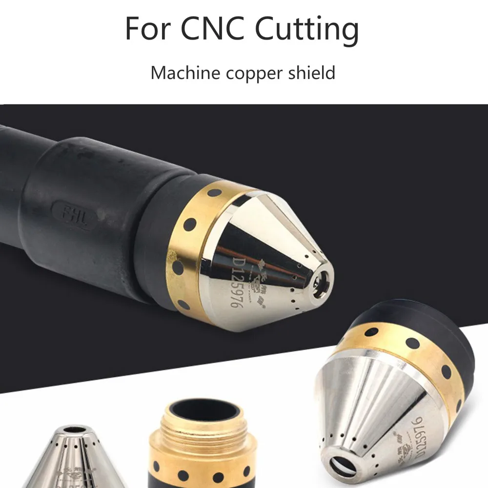 P80 Protective Cover Plasma Torch Cutting Nozzle Protection Sleeve Instead Guide Wheel Ceramic Contact Cutter Protective Cover 3