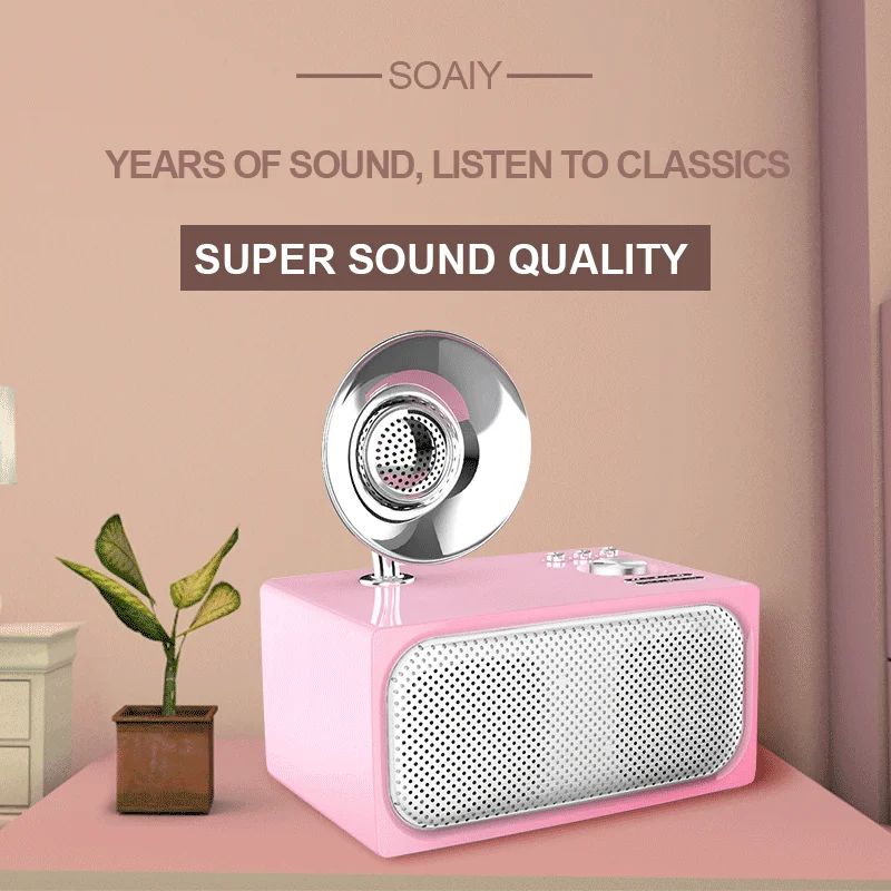 2枚即納可能 Soaiy E10 Bluetooth スピーカーハイファイ 3d サラウンド低音ツイーターホームデスク車屋内屋外ワイヤレスミニサブウーファーロスレス Tf Fm Rsl最短発送 Other Dlld Cl