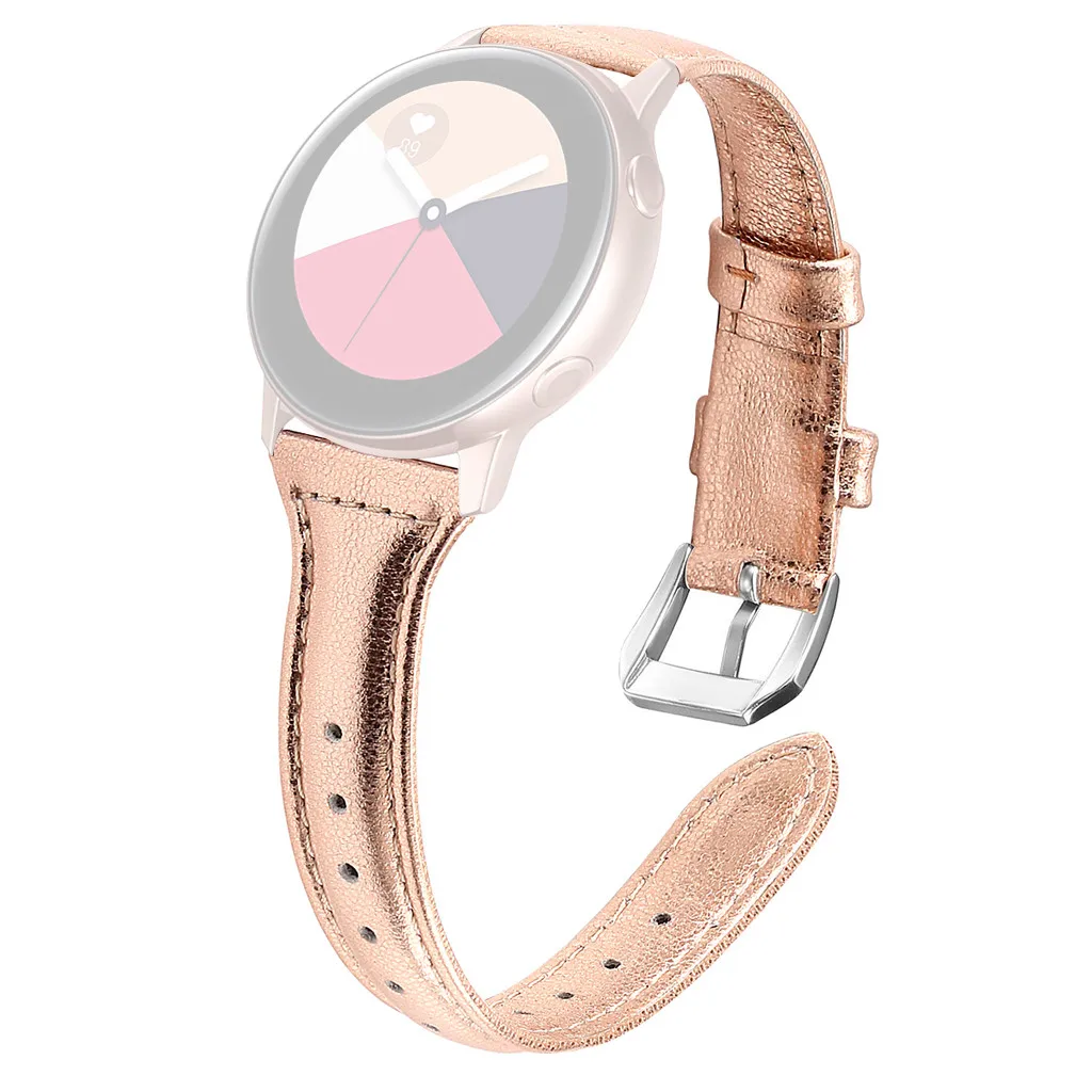 Ouhaobin роскошный кожаный ремешок для часов samsung Galaxy Watch Активный браслет сменный ремешок аксессуары 906#2