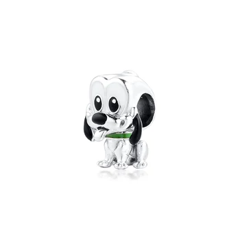 

Baby Pluto Dog Charm Fits Orignal Bracelets For Woman DIY beads for jewelry making Silver kralen voor sieraden maken