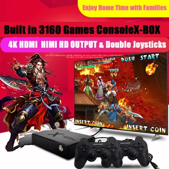 

MINI Video 3D Game Console 4K HDMI Output 3100 Games Arcade Retro Classic Handheld 2 Gamepads Controllers Joystick 16GB ROM