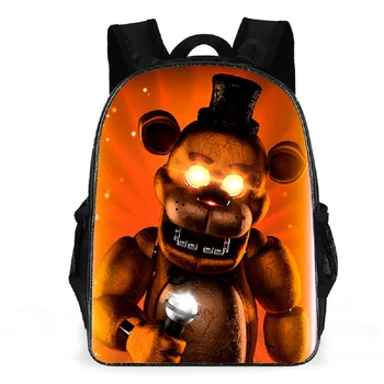 

Five Nights at Freddy Backpack Boys&Girls FNAF School Bags Teenager Kids Bagpack Cartoon Children Mochilas