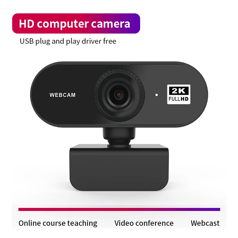 Веб камера с автофокусом 2K Full HD USB встроенный микрофон|Веб-камеры| |
