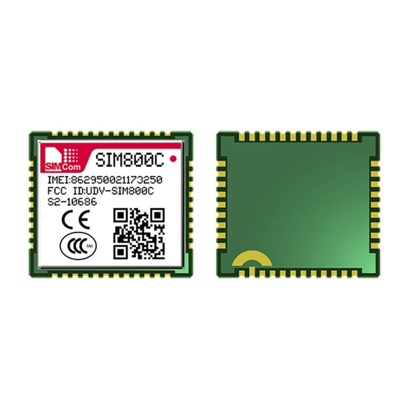 Модуль SIMCOM SIM800C GSM/GPRS Тип SMT 850/900/1800/1900 МГц 24 м без bluetooth самая низкая стоимость